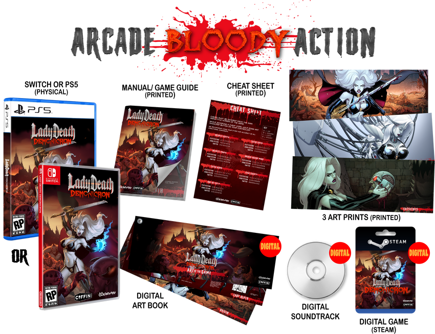 Lady Death Physical Deluxe Hardcore (PS5)